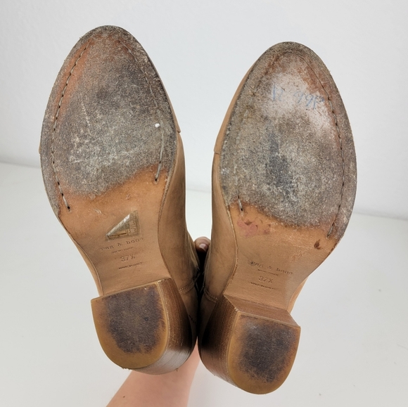Rag & Bone Kinsey Bootie Camel Brown 37.5 - Picture 7 of 14